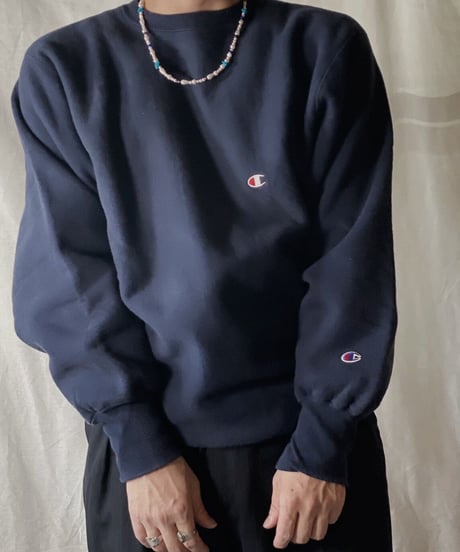 【USED】90's USA Champion Reverse Weave Sweat One Point /210210-035