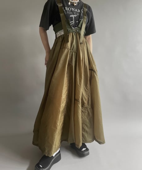 【RE;CIRCLE】 RE Army Parachute 2Way One-Piece / 240822-002
