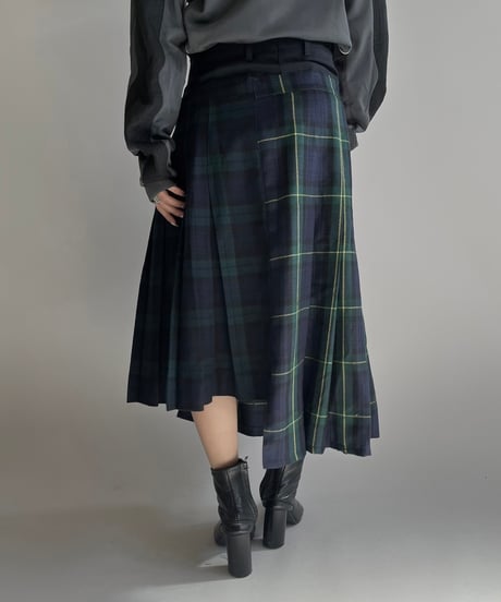 【RE;CIRCLE】 RE Kilt Skirt Long / 250206-006