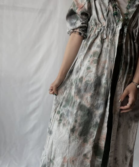 【RE;CIRCLE】  RE Tie-dyed Medical S/S Gown③/20210819-037