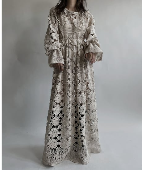 【RE;CIRCLE】 RE Crochet Lace One-piece / 220427-041