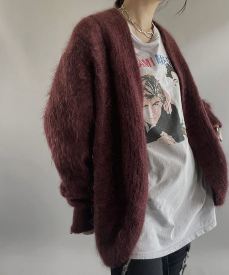 【USED】  Made in Spain  Mohair Knit Cardigan/ 231021-023