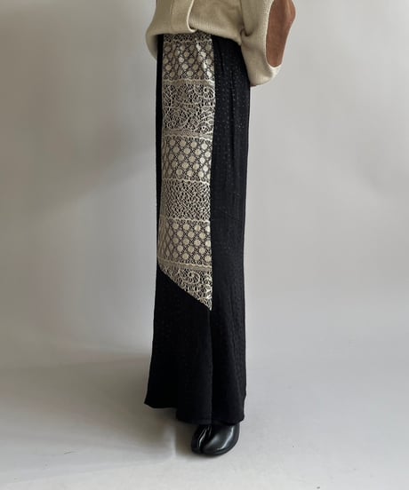 【USED】 Made in USA Pattern Long Skirt /250118-007