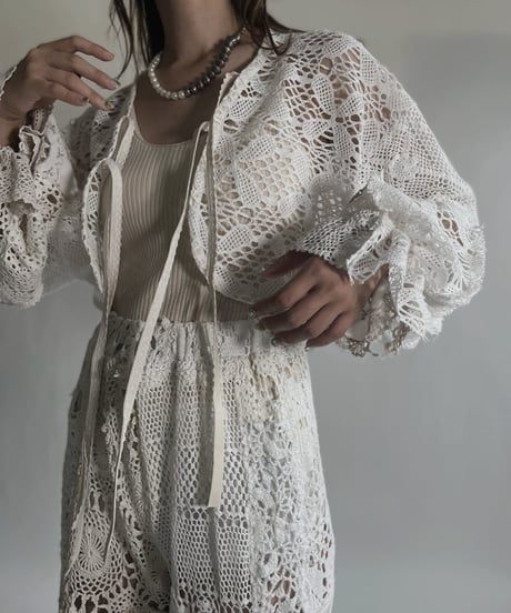 【RE;CIRCLE】 RE Crochet Bolero / 220623-017