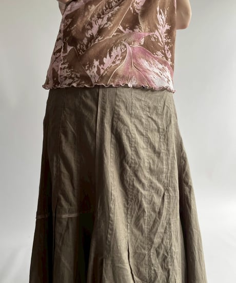 【USED】 Design Flare Skirt  / 250726-025