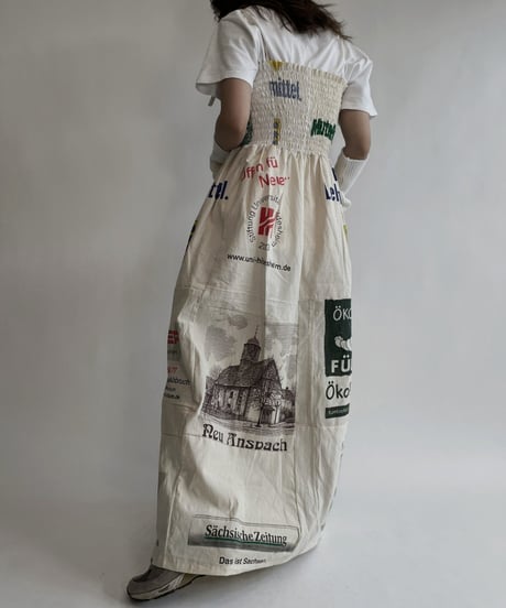【RE;CIRCLE】 RE Eco-Friendly Bag Shirring One-piece / 220825-017