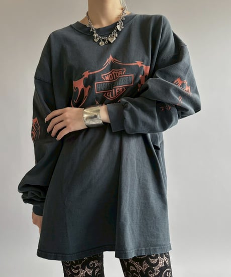 【USED】 HARLEY DAVIDSON L/S T-Shirt / 260627-001