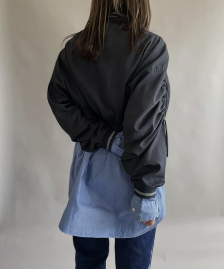 【RE;CIRCLE】 RE Nylon Drawcord Pullover Black / 230406-005