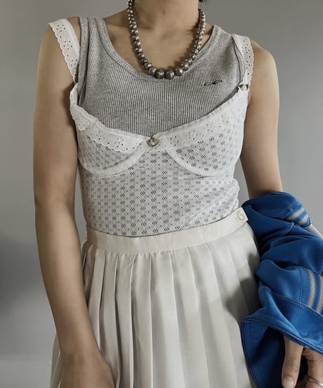 【USED】 Patterned Camisole Top /240210-006