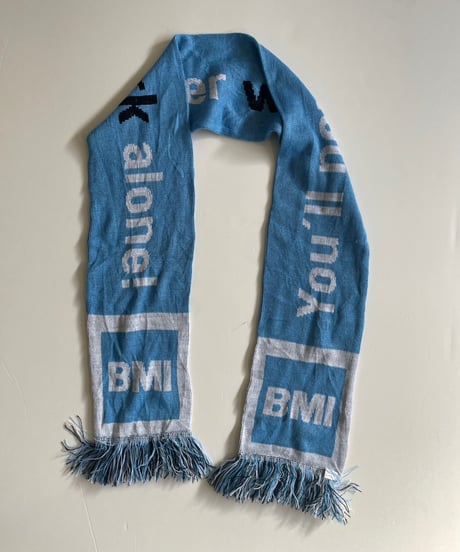 【USED】 Knit Soccer Muffler Light Blue / 230206-005