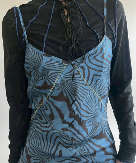 【USED】 BRAIN DEAD Design Camisole Long One-Piece  / 250517-010