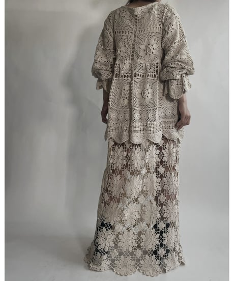 【RE;CIRCLE】 RE Crochet Lace One-piece / 220623-002