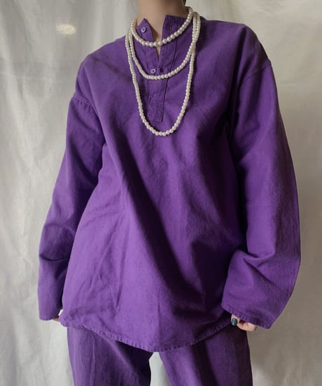 【USED】 Dyed Army Top + Pants/210203-024