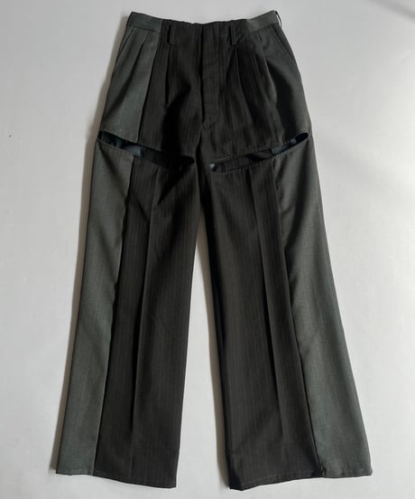 【RE;CIRCLE】 Re Suit Slit Pants/ 241003-019