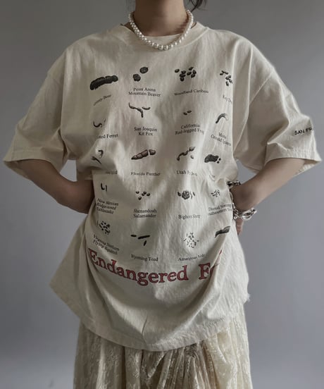 【USED】 GILDAN Endangered Feces T-Shirt/ 240429-029