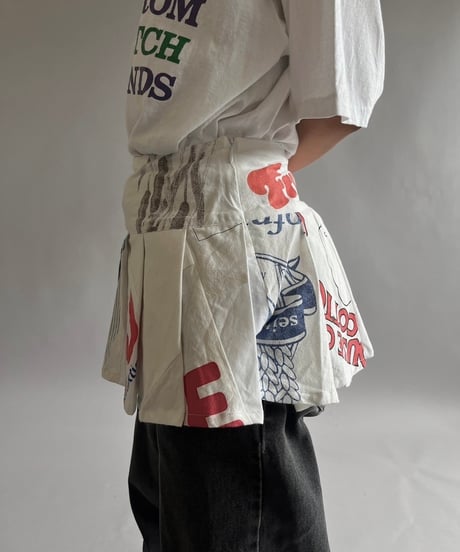 【RE;CIRCLE】RE Eco-Friendly Bag Pleats Mini Skirt/ 240905-009