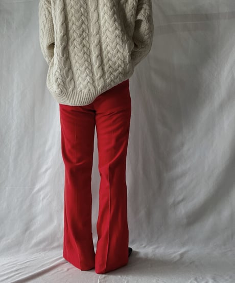 【USED】 Jersey Flare Pants/211028-023