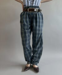 【USED】 Check Pattern Pajama Pants /260523-011