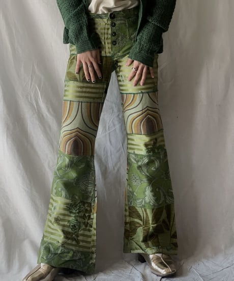 【USED】Patchwork Pants/210217-040
