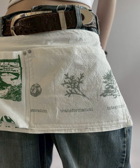 【RE;CIRCLE】 Re Eco Bag Apron /  260518-004