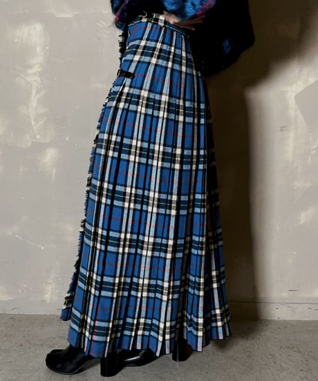 【USED】 Kilt Long Skirt / 201204-021