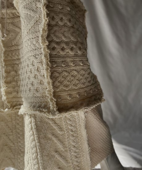 【RE;CIRCLE】 RE Alan Knit Patch Work One-piece②/220120-034