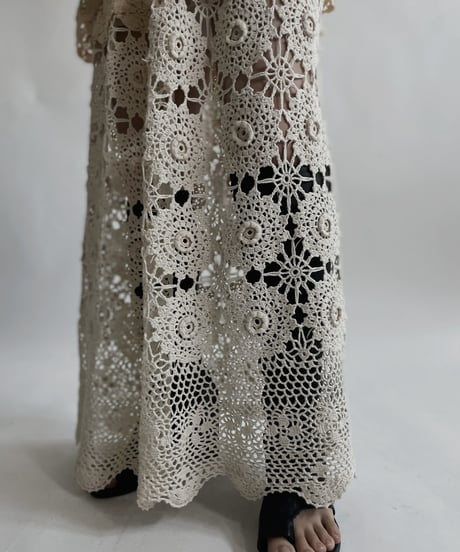 【RE;CIRCLE】 RE Crochet Lace One-piece / 220427-039