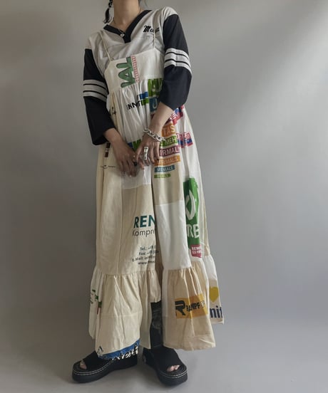 【RE;CIRCLE】RE Eco-Friendly Bag Camisole Long One-piece / 230727-009