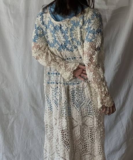 【RE;CIRCLE】 RE Crochet Lace Dress①/210421-001