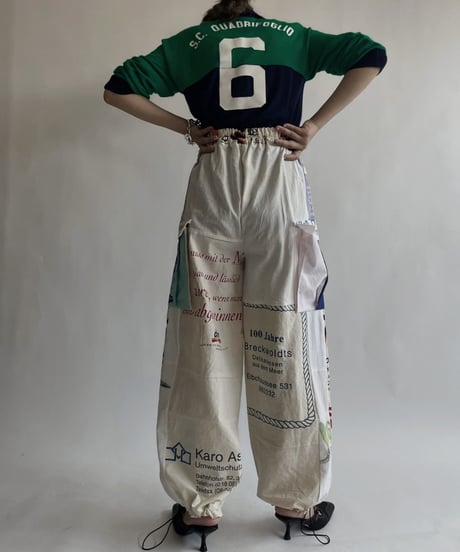 【RE;CIRCLE】 RE Eco-Friendly Bag Draw Cord Pants / 220825-026