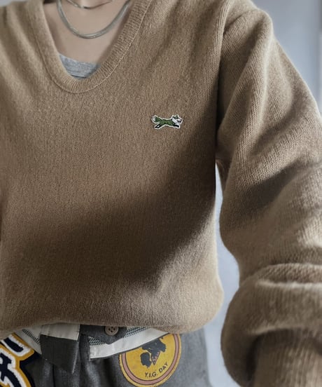 【USED】 JCPenny Acrylic Knit Pullover Camel / 230204-011
