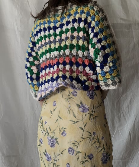【RE;CIRCLE】 RE Granny Knit Top②/210421-007