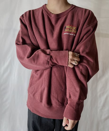 【USED】  Champion Reverse Weave Sweat WALK FOR DIABETES/210902-030