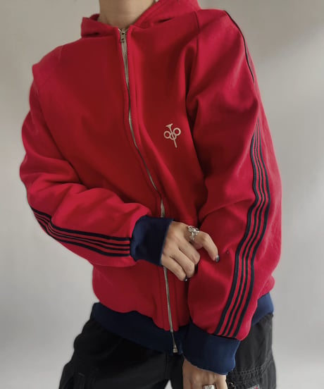 【USED】 Jersey Zip Up Hoodie / 230930-002