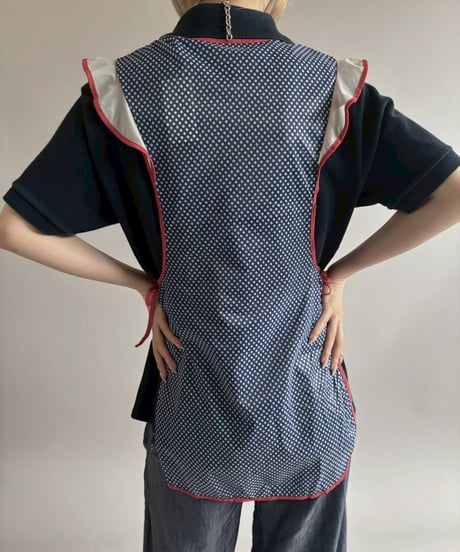 【USED】 Dot Pattern Euro Apron / 260425-027