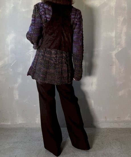【USED】 Fake Suede Vest  / 201121-007