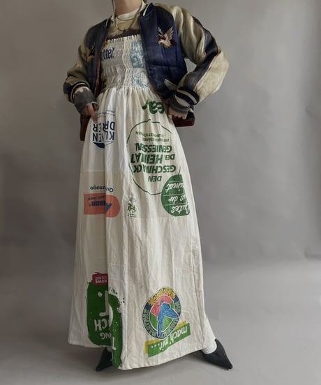 【RE;CIRCLE】RE Eco-Friendly Bag Shirring One-piece / 230327-020