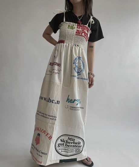 【RE;CIRCLE】 RE Eco-Friendly Bag Camisole One-piece / 220804-028