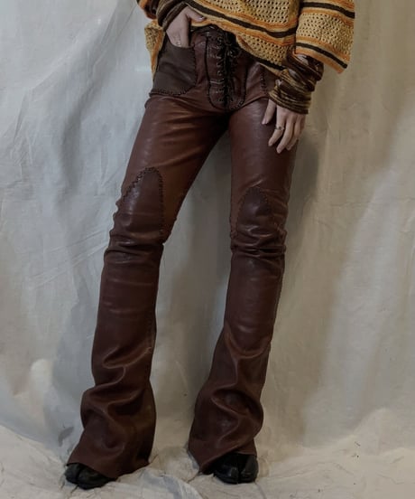 【USED】Vintage Leather Pants/210217-065