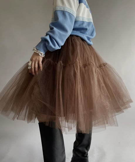 【USED 】Sheer Mini Skirt/ 240330-030