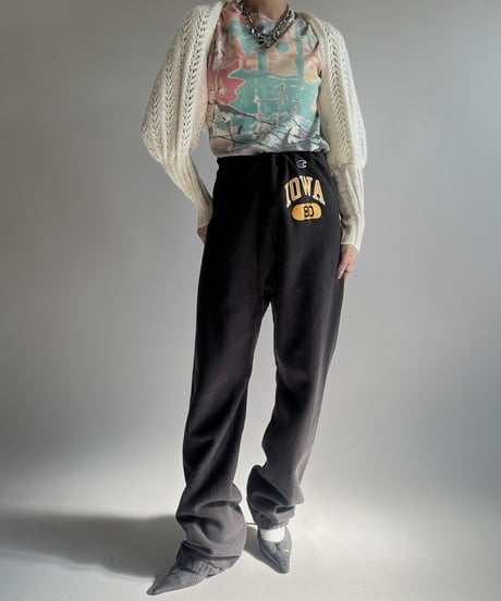【USED】 Made in USA 80's Champion Reverse Weave Sweat Pants IOWA /250201-016