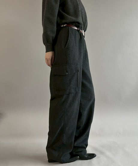 【USED】 TOMMY HILFIGER Wool Pants /260321-024