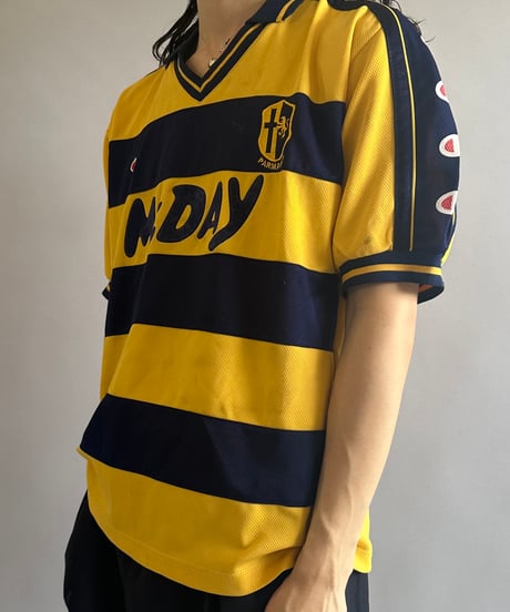 【USED】 Champion PARMA AC Soccer Shirt /240603-023