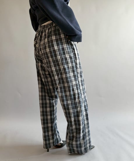 【USED】  Tommy Hilfiger Check Pattern Pajama Pants / 251002-008