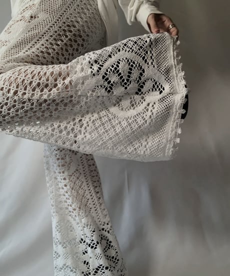 【RE;CIRCLE】 RE Lace Pants①/ 210801-040
