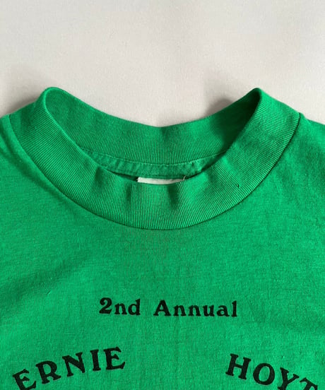 【USED】70~80's Flock Print T-Shirt /240824-049