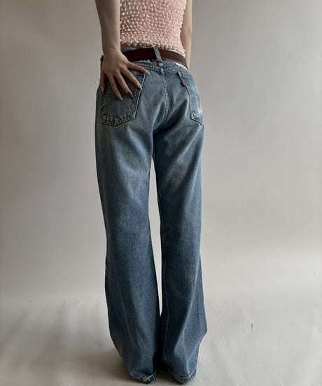 【USED】J Bush Hollywood Creathions Flare Denim Pants/250816-010