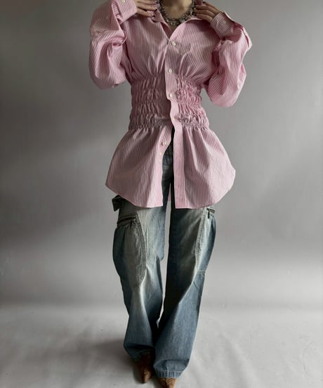 【RE;CIRCLE】 RE Shirring Shirt / 260409-015