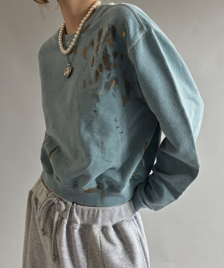 【USED】 Paint Short Sweat / 250925-008