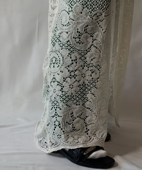 【RE;CIRCLE】 RE Lace × Crochet Shirt One-peice②/210801-070